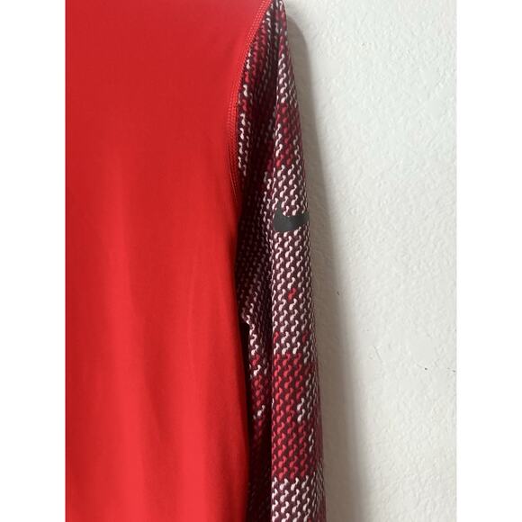 Nike Womens 3/4 Zip Red Track Jacket‎ Size Large - Picture 5 of 7